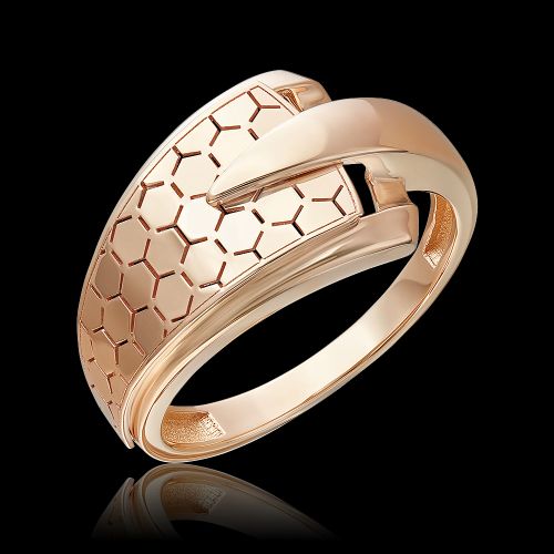 Кольцо из красного золота р. 18 PLATINA jewelry