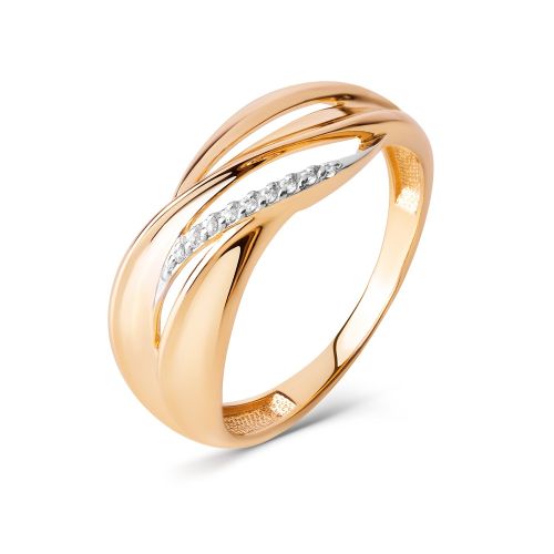 Кольцо из красного золота р. 20 585Gold