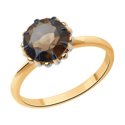 Кольцо из красного золота р. 20 Diamant