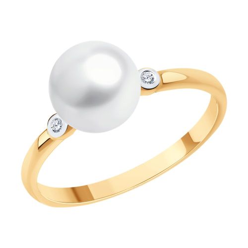 Кольцо из красного золота SOKOLOV Diamonds