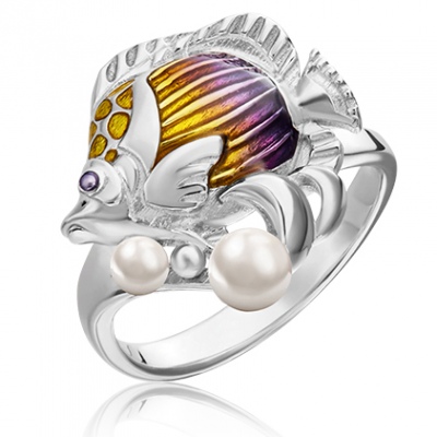 Кольцо из серебра PLATINA jewelry
