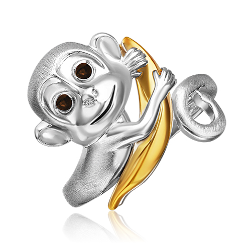 Кольцо из серебра р. 15 PLATINA jewelry