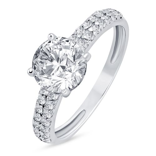 Кольцо из серебра р. 15,5 585Gold