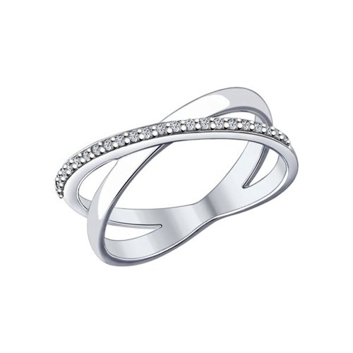 Кольцо из серебра р. 15,5 SOKOLOV