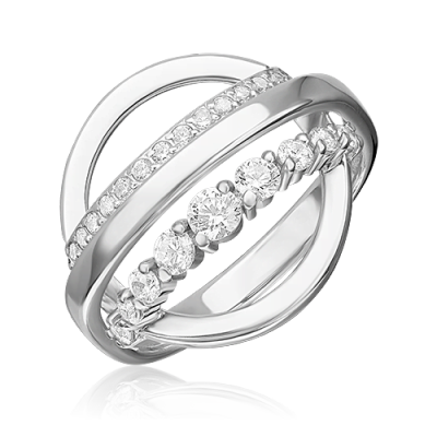 Кольцо из серебра р. 16 PLATINA jewelry