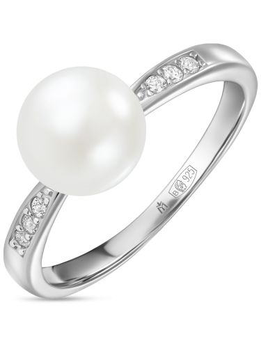 Кольцо из серебра р. 16,5 MIUZ Diamonds (Московский ювелирный завод