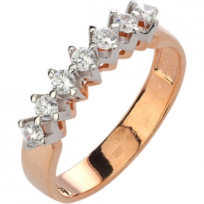 Кольцо из серебра р. 17,5 Эстет