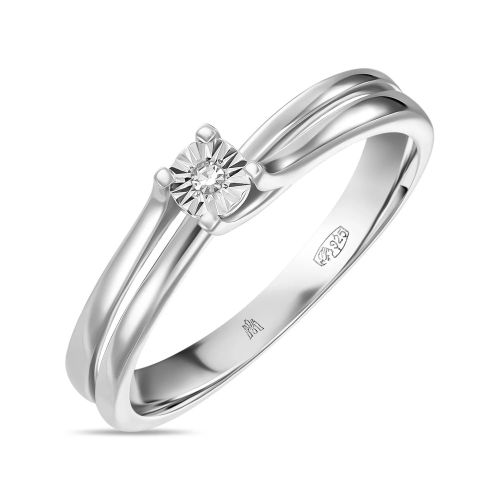Кольцо из серебра р. 18 MIUZ Diamonds