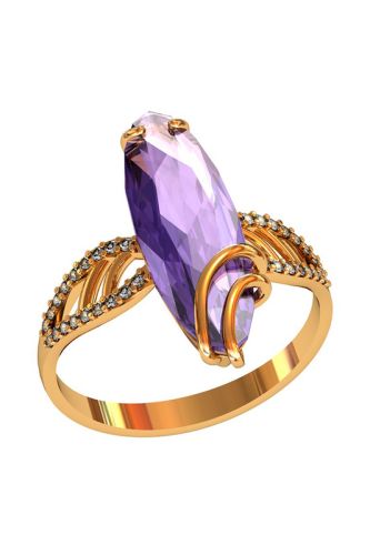 Кольцо из серебра р. 18,5 ПРИВОЛЖСКИЙ ЮВЕЛИР