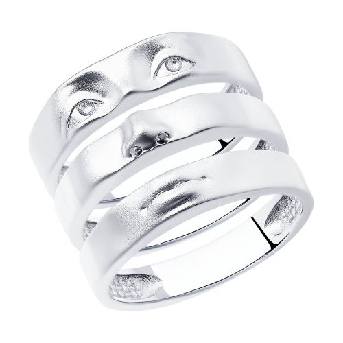Кольцо из серебра р. 19,5 SKLV