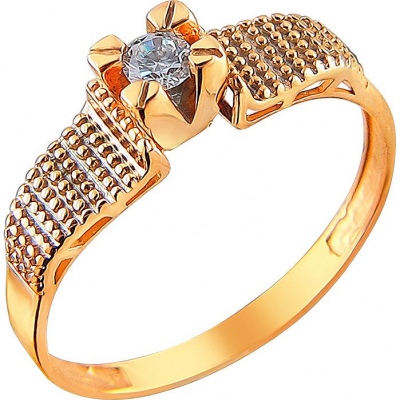 Кольцо из серебра р. 20 Эстет