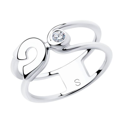 Кольцо из серебра р. 20 SKLV