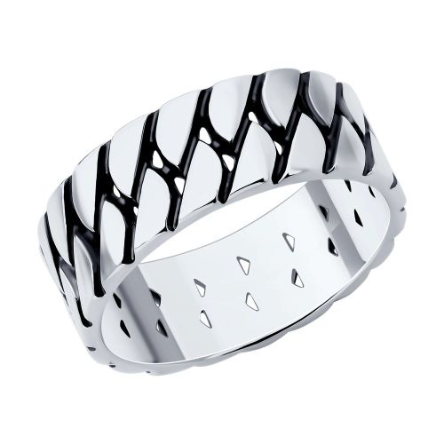 Кольцо из серебра р. 21 Diamant