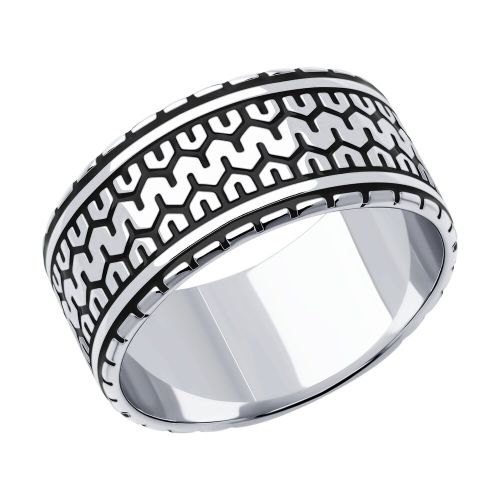 Кольцо из серебра р. 22 Diamant