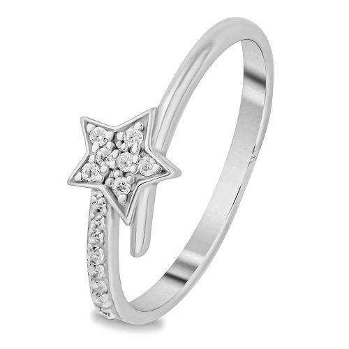 Кольцо из серебра с фианитом р. 15,5 585Gold