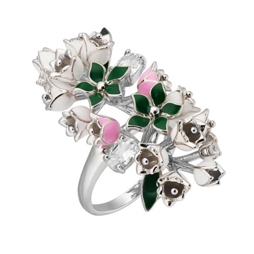 Кольцо из серебра с фианитом р. 17 Balex Jewellery