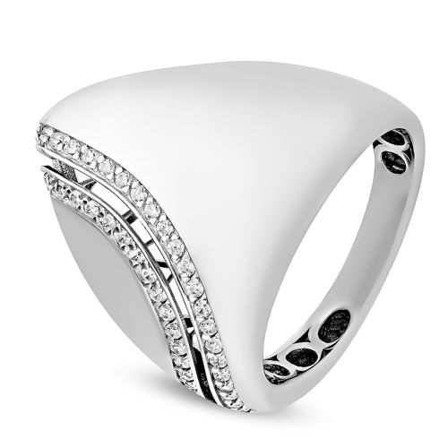 Кольцо из серебра с фианитом р. 20 585Gold