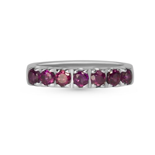 Кольцо из серебра с родолитом р. 17.5 Balex Jewellery