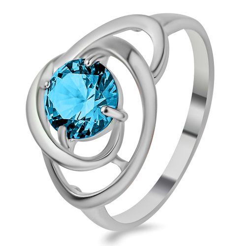 Кольцо из серебра с ситаллом р. 17,5 585Gold