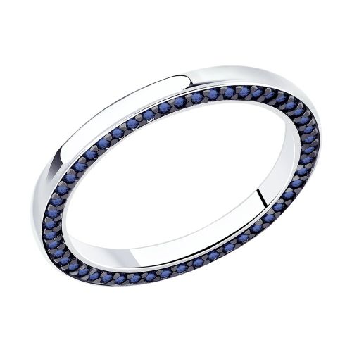 Кольцо из серебро р. 18 Diamant
