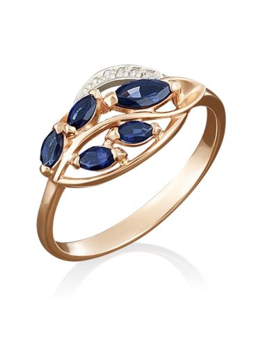 Кольцо из золота р. 16,5 PLATINA jewelry
