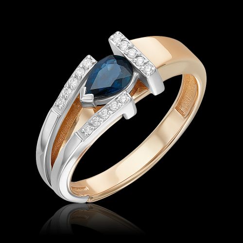 Кольцо из золота р. 17,5 PLATINA jewelry