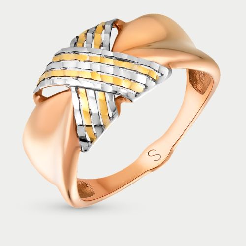 Кольцо из золота р.16,5 GOLD CENTER
