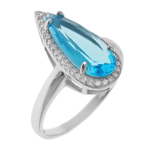 Кольцо классическое из серебра р. 19 Balex Jewellery