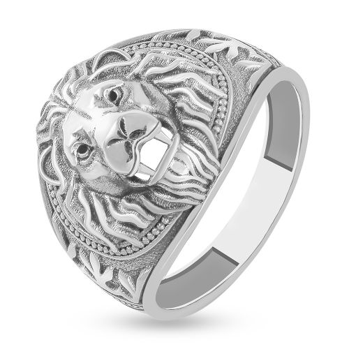 Кольцо мужское из серебра р. 21,5 585Gold