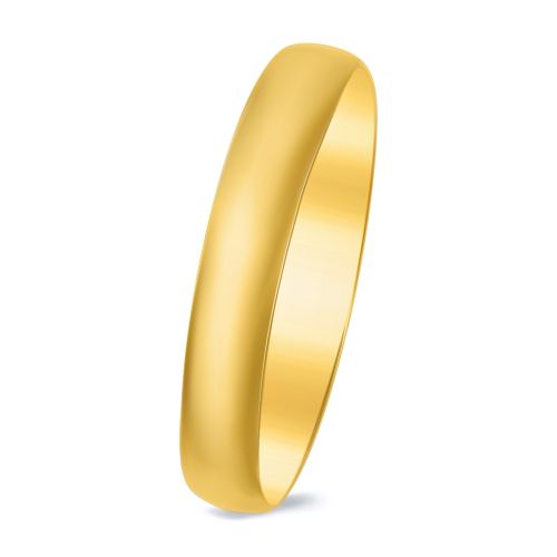 Кольцо обручальное из желтого золота р. 24 585Gold