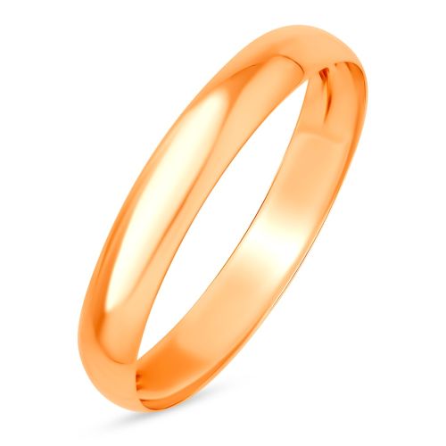 Кольцо обручальное из красного золота р. 18,5 585Gold