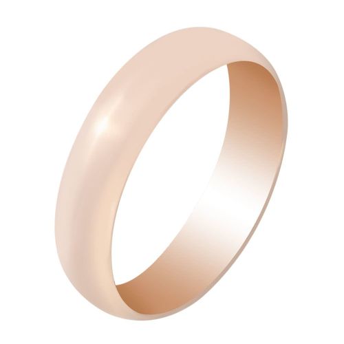 Кольцо обручальное из красного золота р. 23 585Gold
