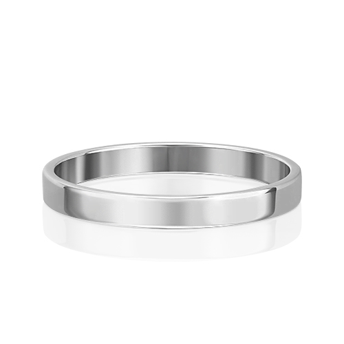 Кольцо обручальное из платины р. 20 PLATINA jewelry