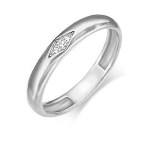 Кольцо обручальное из золота р. 16 PLATINA jewelry
