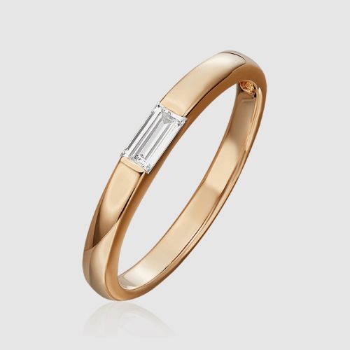 Кольцо обручальное из золота р. 18 PLATINA jewelry