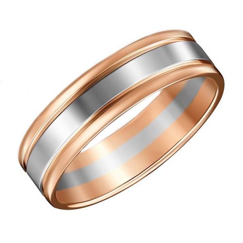 Кольцо обручальное из золота р. 24,5 PLATINA jewelry