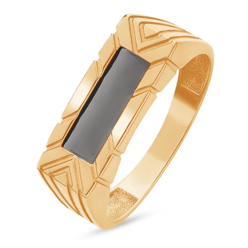 Кольцо печатка из красного золота р. 20 585Gold