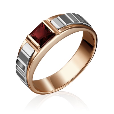 Кольцо печатка из золота р. 22 PLATINA jewelry