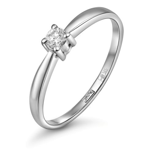 Кольцо помолвочное из золота р. 15 IQ Diamonds