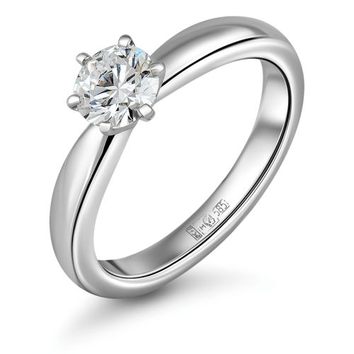 Кольцо помолвочное из золота р. 16 IQ Diamonds