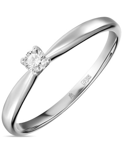 Кольцо помолвочное из золота р.16.5 MIUZ Diamonds