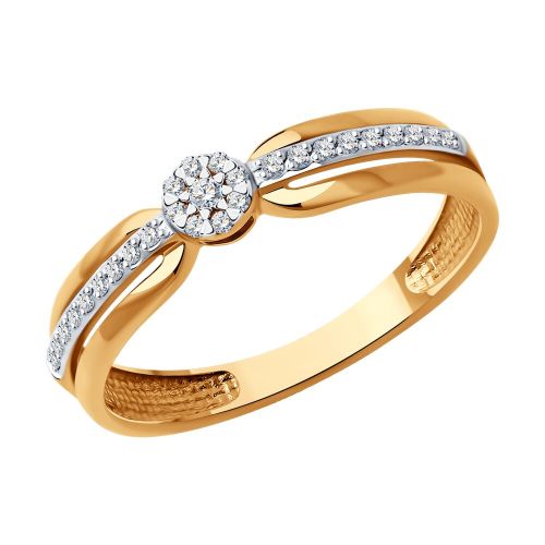 Кольцо SOKOLOV Diamonds из золота с бриллиантами