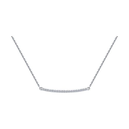 Колье из белого золота 38-46 см SOKOLOV Diamonds