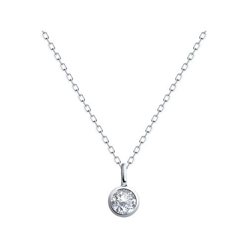Колье из белого золота 38 см SOKOLOV Diamonds