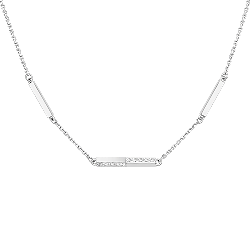 Колье из белого золота 40-45 см PLATINA jewelry