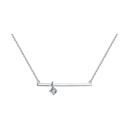 Колье из белого золота 40-45 см SOKOLOV Diamonds