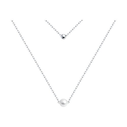 Колье из белого золота 43 см Diamant