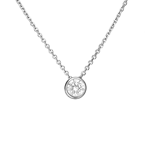 Колье из белого золота 45 см PLATINA jewelry