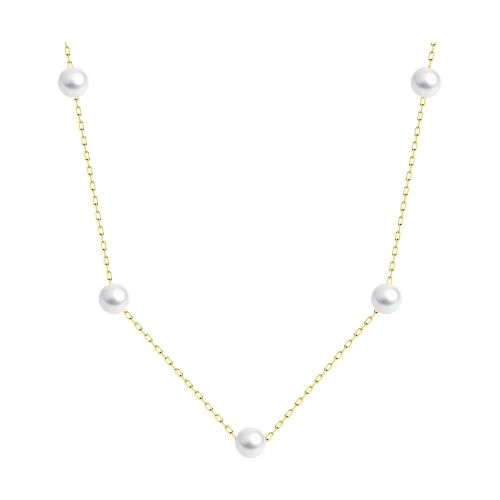 Колье из желтого золота 40-50 см Diamant
