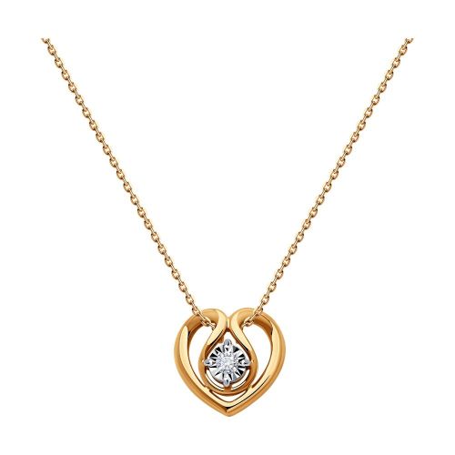 Колье из комбинированного золота 40-45 см SOKOLOV Diamonds